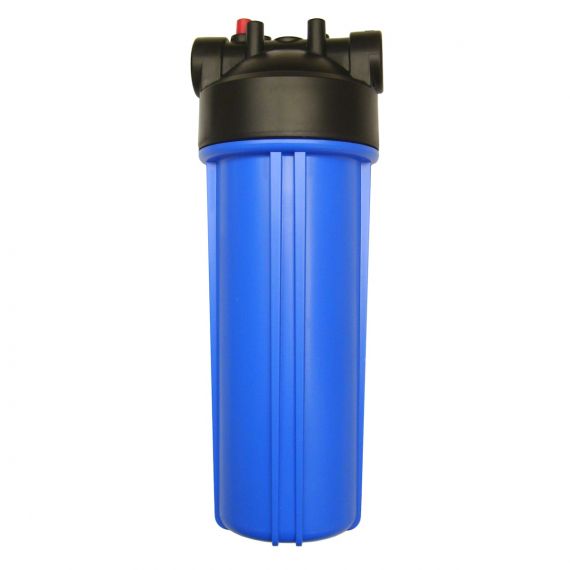 Economy Housing 10" Slimline - Blue - 3/4" Ports with PR