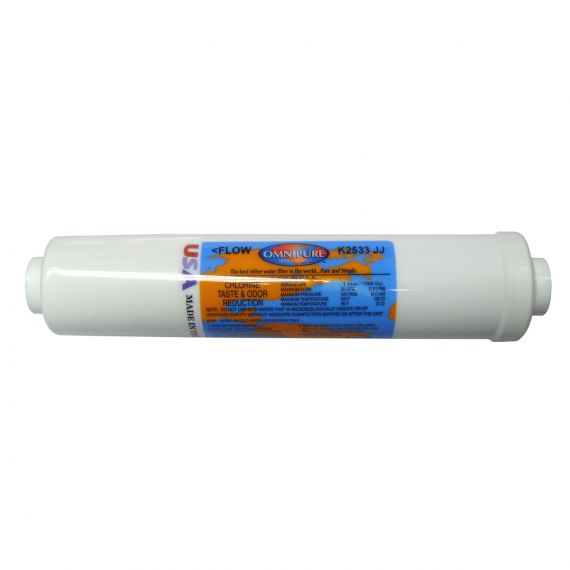 Image for Omnipure GAC Inline Filter 10" 1/4" Pushfit