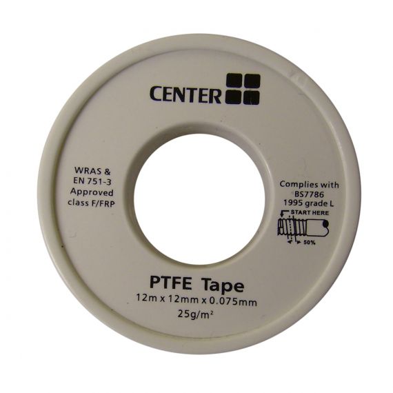 Image for PTFE Thread Tape (12 Metre Roll)
