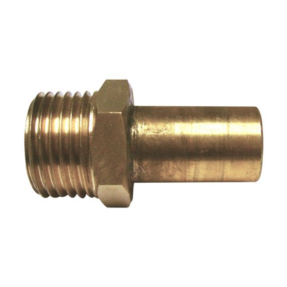 Image for Brass Reducer 1/2" BSP M x 15mm Stem