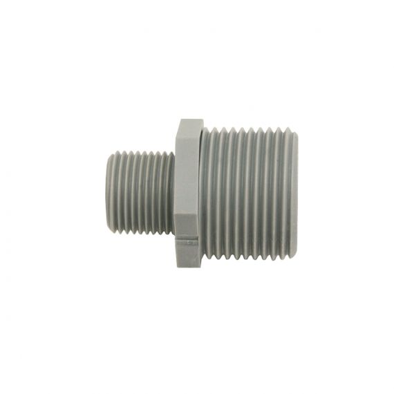 Image for Adaptor 3/8" M BSPT x 3/4" M BSP (grey)
