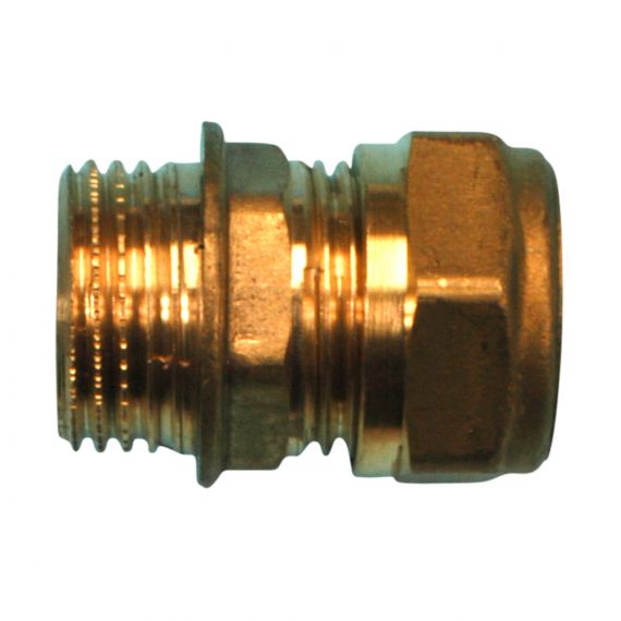 Image for Compression Adaptor 1/2" BSP (taper) x 15mm comp.
