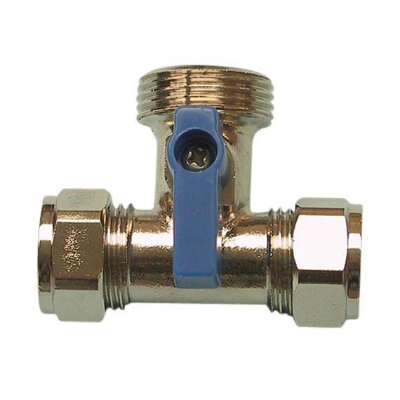 Image for Compression Tee - 15mm with 3/4M Tap