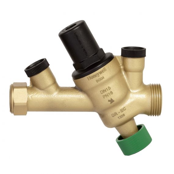 Honeywell Integral Mains Install Valve - 15mm x 3/4" Male