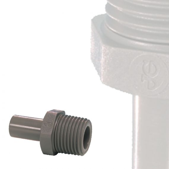 John Guest | NPTF Stem Adaptors | Plastic Push Fit