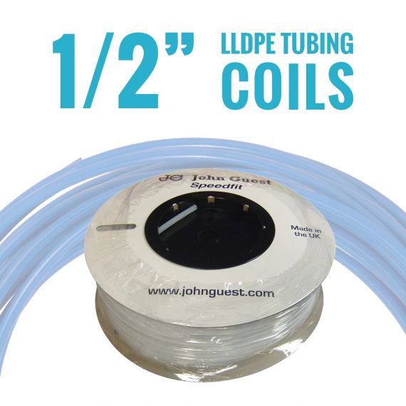 John Guest LLDPE Tubing Coils - 1/2"