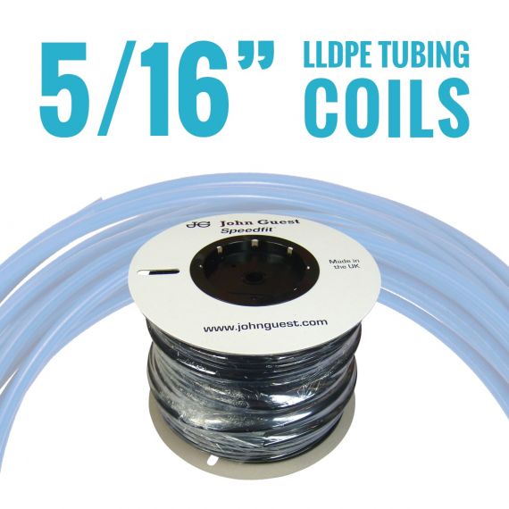 John Guest LLDPE Tubing Coils - 5/16"