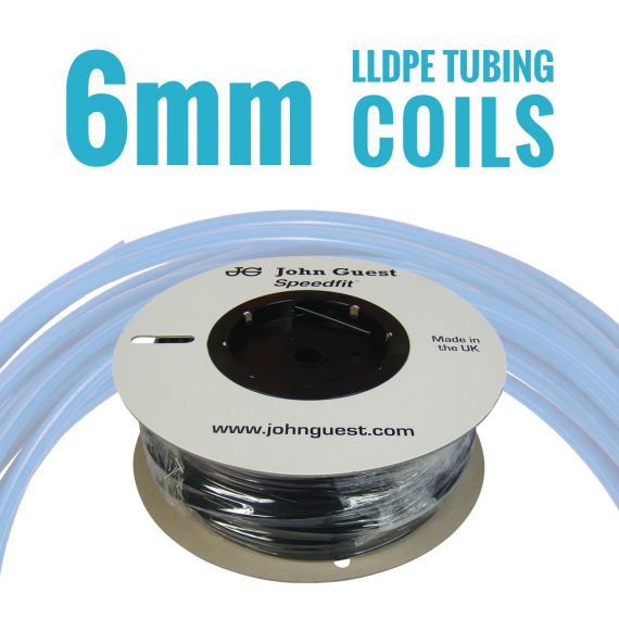 John Guest LLDPE Tubing Coils - 6mm