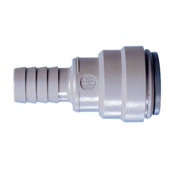 John Guest Tube to Hose Connector | 15mm Push Fit x 1/2" Hose Barb | NC932